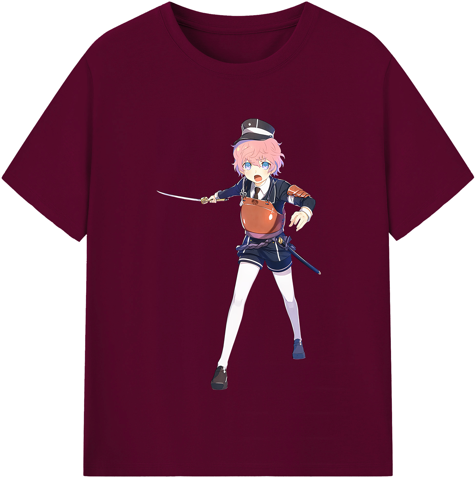 （画像用） 刀剣乱舞 Touken Ranbu レディースカジュアルプリントTシャツ（綿100％）